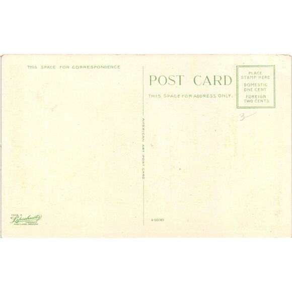 Vintage Mt Hood Oregon Postcard Snow Covered Peak Scenic Drive Unused - Picture 2 of 2